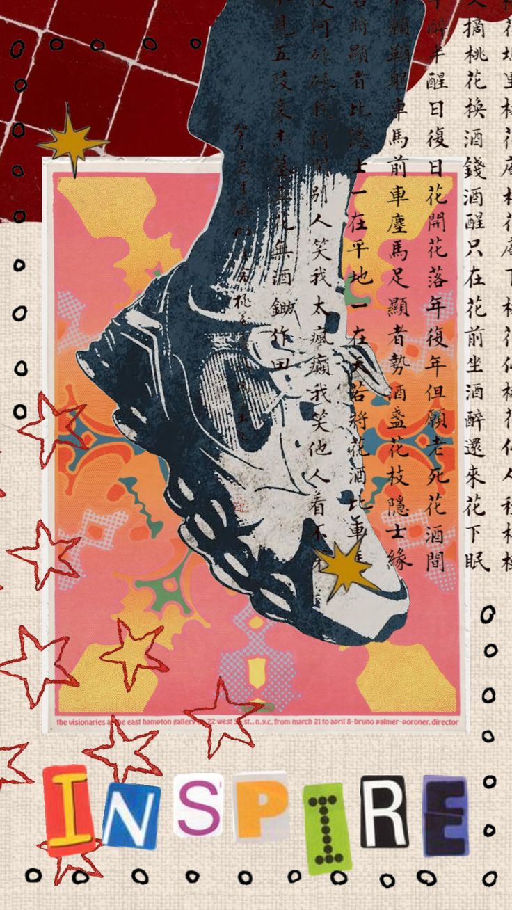 a collage of an image with words and stars on the bottom right hand corner