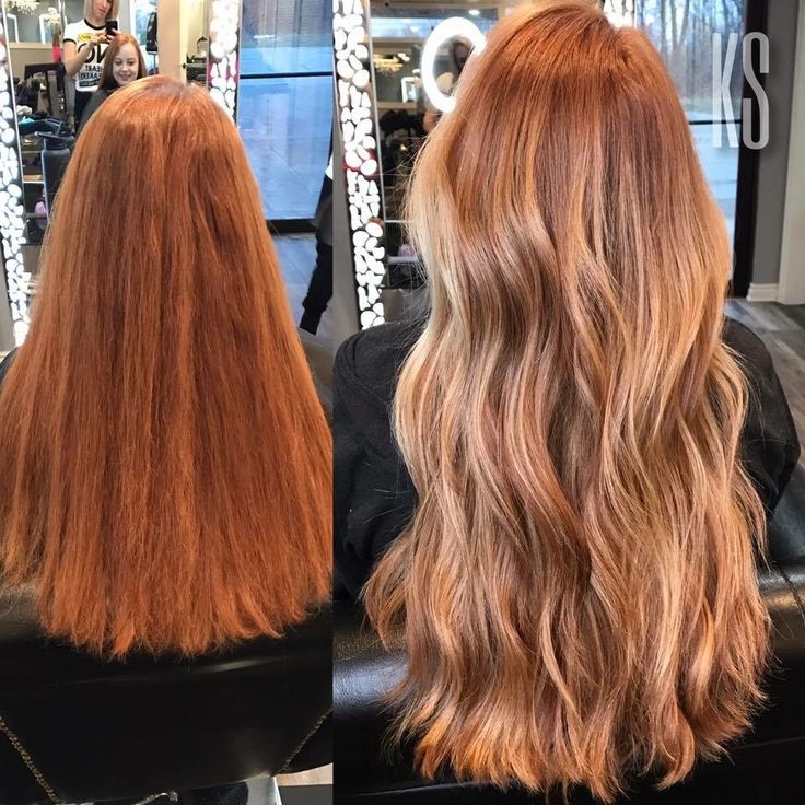 Baylage On Red Hair, Natural Red Hair Ideas Highlights, Brown Ginger With Blonde Highlights, Red To Strawberry Blonde Balayage, Natural Ginger Hair With Blonde Balayage, Ginger To Strawberry Blonde, Long Strawberry Blonde Hair Balayage, Natural Highlights For Red Hair, Balayage Ginger Blonde