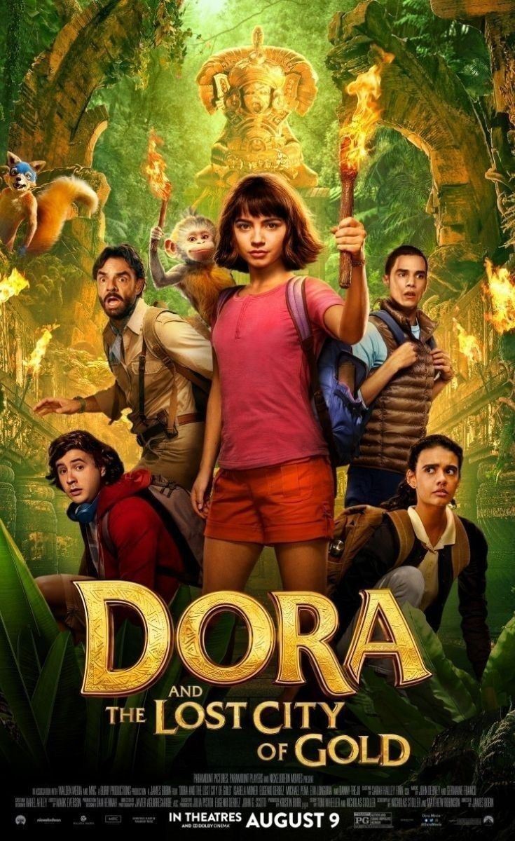 dora and the lost city of gold in dora's movie poster for dora