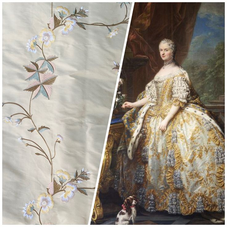 NEW Dauphine Lola 100% Silk Dupioni Embroidered Floral Cream Peach & Blue Fabric - Fancy Styles Fabric Pierre Frey Lee Jofa Brunschwig & Fils Designer Upholstery Fabric, Silk Dupioni, Embroidered Velvet, Velvet Flowers, Silk Taffeta, Brocade Fabric, Light Turquoise, Yellow Fabric, Historical Dresses