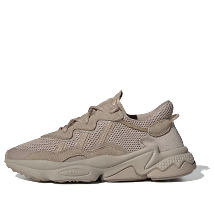 Shop (WMNS) adidas Ozweego 'Trace Khaki' EG6697 at KICKS CREW — your go-to for authentic, stylish sneakers. Whether for fashion, performance, or collection, find your perfect pair with us. Spring Outdoor Sneakers With Boost Midsole, Beige Athleisure Sneakers For Sports, Beige Sneakers For Streetwear In Athleisure Style, Beige Athleisure Sneakers For Streetwear, Comfortable Beige Sneakers For Sports, Breathable Sportswear Sneakers For Spring, Spring Streetwear Athleisure Sneakers, Sporty Adidas Beige Sneakers, Adidas Beige Sneakers For Streetwear