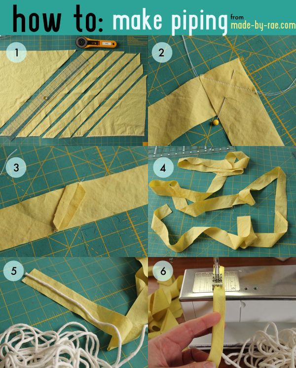 how to make piping with yellow paper