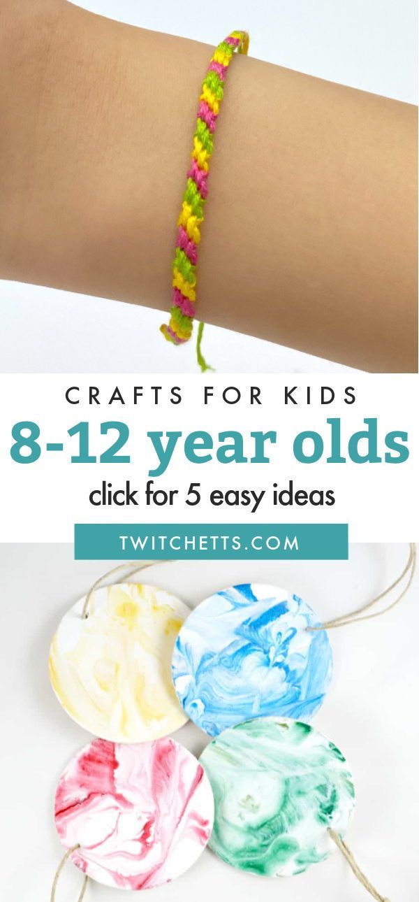 These tween crafts are perfect for those 8-12 year olds who are looking for projects that are a little more challenging. These craft ideas bring the wow factor and have step-by-step instructions for your kids to use. #tween #craftsforkids #twitchetts Preteen Crafts Easy, 4 H Craft Ideas For Kids, Elementary Craft Ideas, Crafts For Kids 8-10 Years Old, Crafts For Nine Year Olds, Crafts For Kids Age 8-12, Crafts For 11 Year Girl, Crafts For 9-12, Fun Crafts For Older Kids