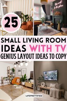 small living room ideas with tv and genius layout ideas to copy in this postcard