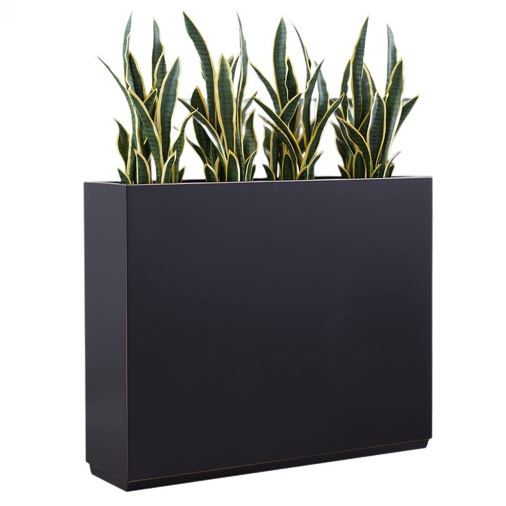 PRICES MAY VARY. 【Metal Plant Box】The surface of this planter box is coated with outdoor special baking paint, which uses an advanced powder method to give it an elegant metallic color and unique texture. It is manufactured from completely seam-welded, strong galvanized steel. Every planter is different since the red and copper borders are painted by hand. 【Versatile Divider Design】Elevate your garden or outdoor space with this sleek, long rectangular planter. Its robust build not only enhances Indoor Planter Box, Tall Planter Boxes, Metal Divider, Rectangular Planter Box, Metal Planter Boxes, Black Planters, Rectangular Planters, Plant Box, Tall Planters