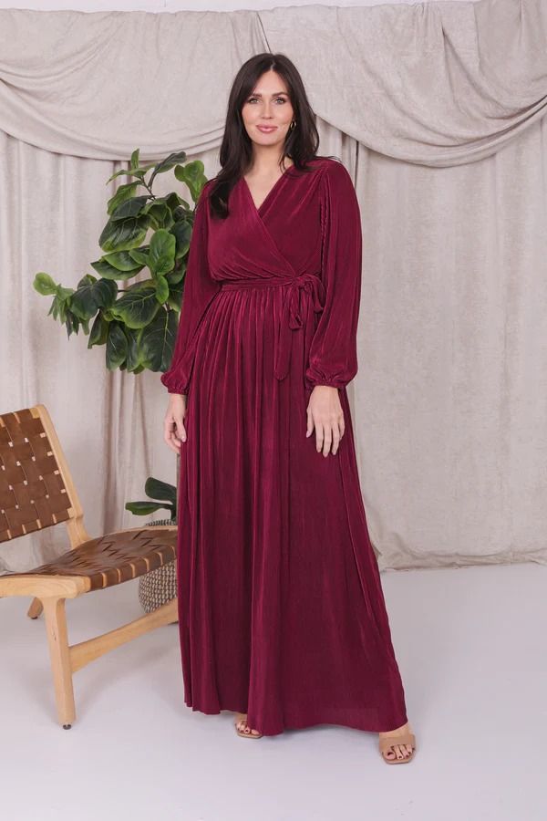 Modest Dresses for Fall – Mikarose Clothing Fall V-neck Belted Maxi Dress, Formal Fall V-neck Wrap Dress, Long Sleeve Wrap Dress For Date Night, Long Sleeve Faux Wrap Party Dress, Belted V-neck Maxi Dress For Fall, Fall Belted V-neck Maxi Dress, Fall Maxi Dress With Surplice Neckline For Date Night, Fall Date Night Wrap Dress With Long Sleeves, Fall Date Night Long Sleeve Wrap Dress