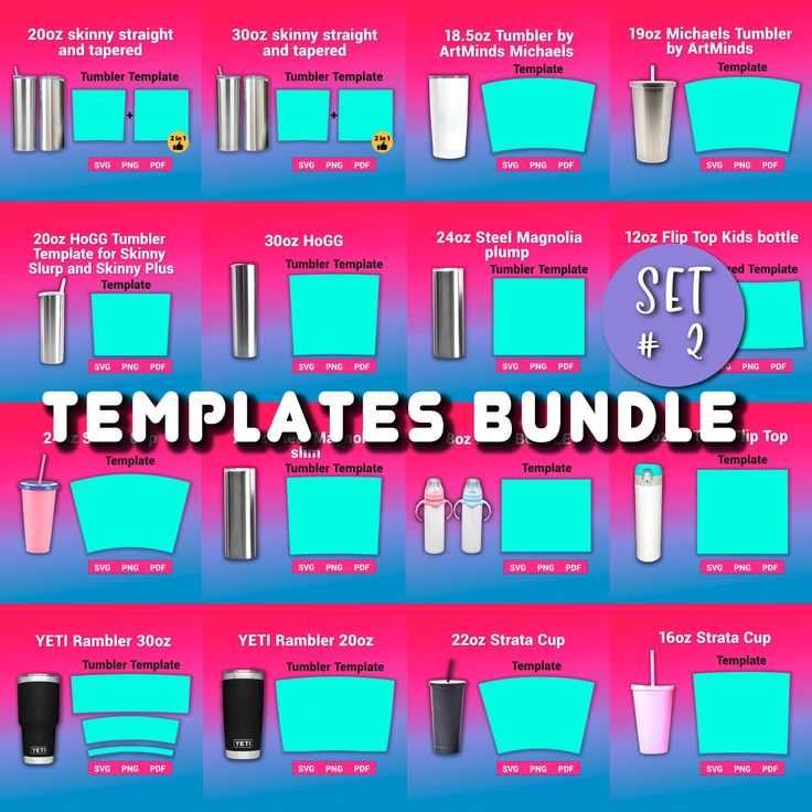 the ultimate set of templates bundle for photoshopped with text overlaying