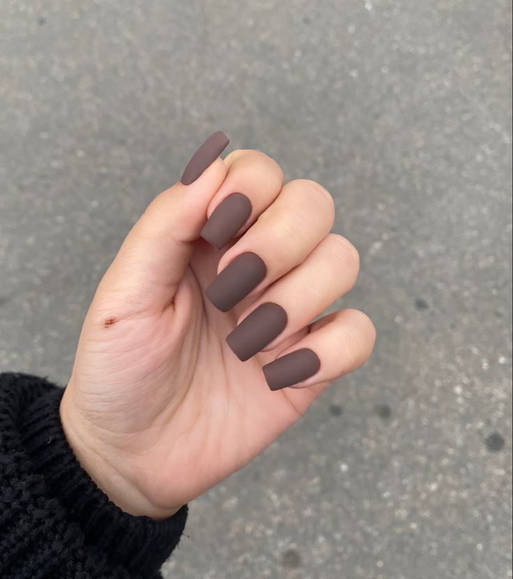 Cappuccino Nails, Brown Nails, Cappuccino, Nail Colors, Nails, Beauty, Color