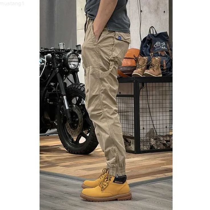 Gender: MenMaterial: polyesterFit Type: skinnyClosure Type: zipper flyLength: full lengthPants Style: cargo pantsDecoration: pocketWaist Type: midThickness: midweightOrigin: mainland chinaFabric Type: broadcloth8Item Type: full length10Pant Style: cargo pants11Place Of Origin: china (mainland)Applicable Scene: casual7Applicable Season: four seasonsFront Style : flatStyle: safari styleFront Style: flat3 flat9Style : casualFabric Type : casual7 broadclothItem Code: 894182930Category: Men's Pants t Combat Style Khaki Work Pants For Outdoor, Techwear Khaki Work Pants With Pockets, Khaki Work Pants With Cargo Pockets For Outdoor Activities, Khaki Work Pants With Cargo Pockets For Outdoor, Khaki Cargo Work Pants For Outdoor Activities, Techwear Style Khaki Cargo Pants For Outdoor Work, Khaki Techwear Cargo Pants For Outdoor Work, Techwear Cargo Pants For Outdoor Work In Khaki, Combat Style Khaki Work Pants With Pockets