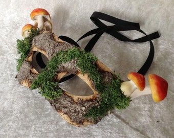 Mother Nature Costume, Mushroom Costume, Orange Mushroom, Handmade Mask, Fairy Festival, Theme Nature, The Theatre, Masquerade Mask, Forest Fairy