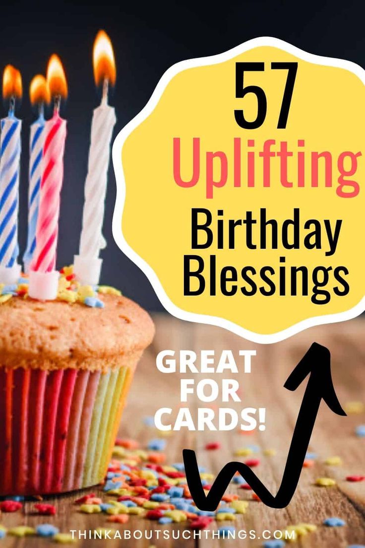 a cupcake with candles and sprinkles on it that says, uplifting birthday greetings great for cards