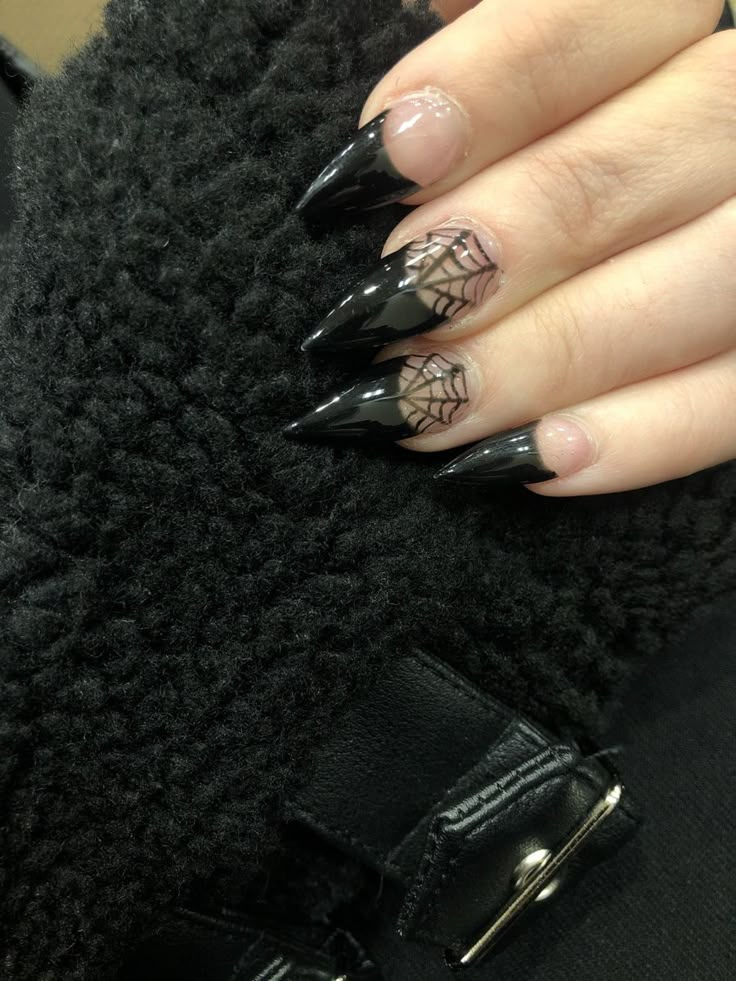 Nail Art Designs 2023, Nail Art Halloween, Punk Nails, Gothic Nails, Goth Nails, Grunge Nails, Really Cute Nails, Nail Powder, Her Nails