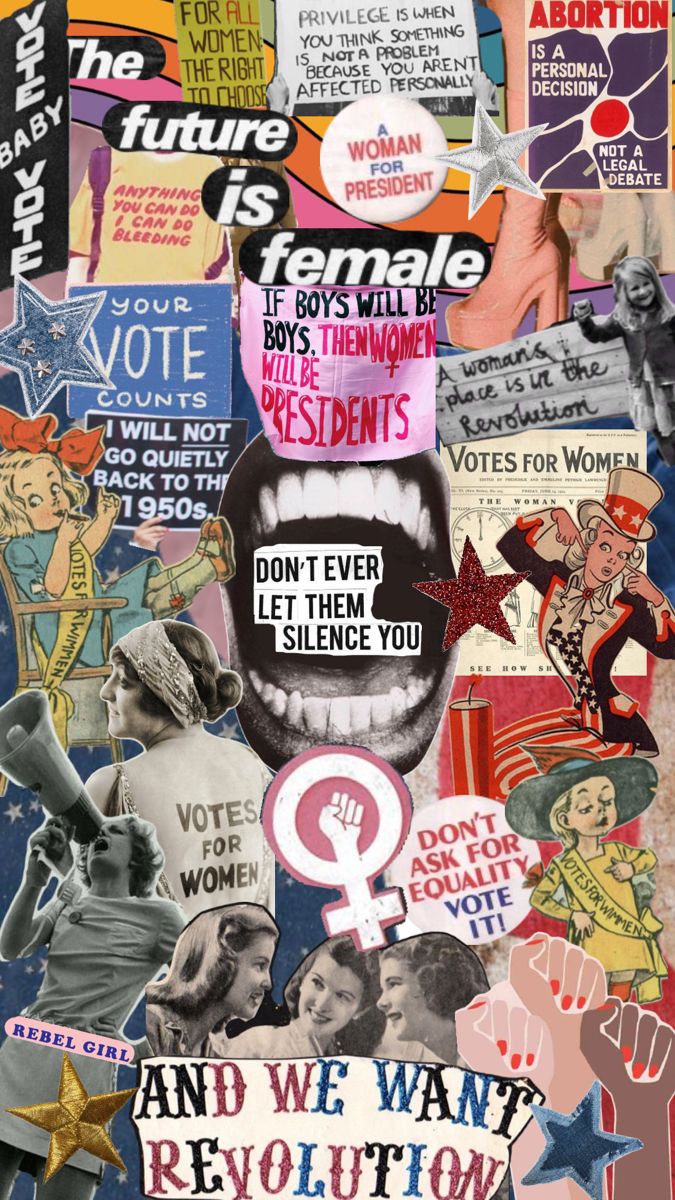 Feminist Collage, Art Academia, What Is Feminism, Use Your Voice, Feminism Art, The Future Is Female, Soft Grunge Aesthetic, Future Is Female, Protest Art