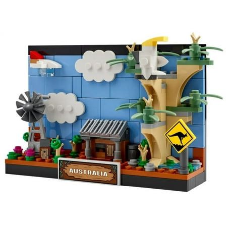 the lego australia set is designed to look like it's made out of bricks