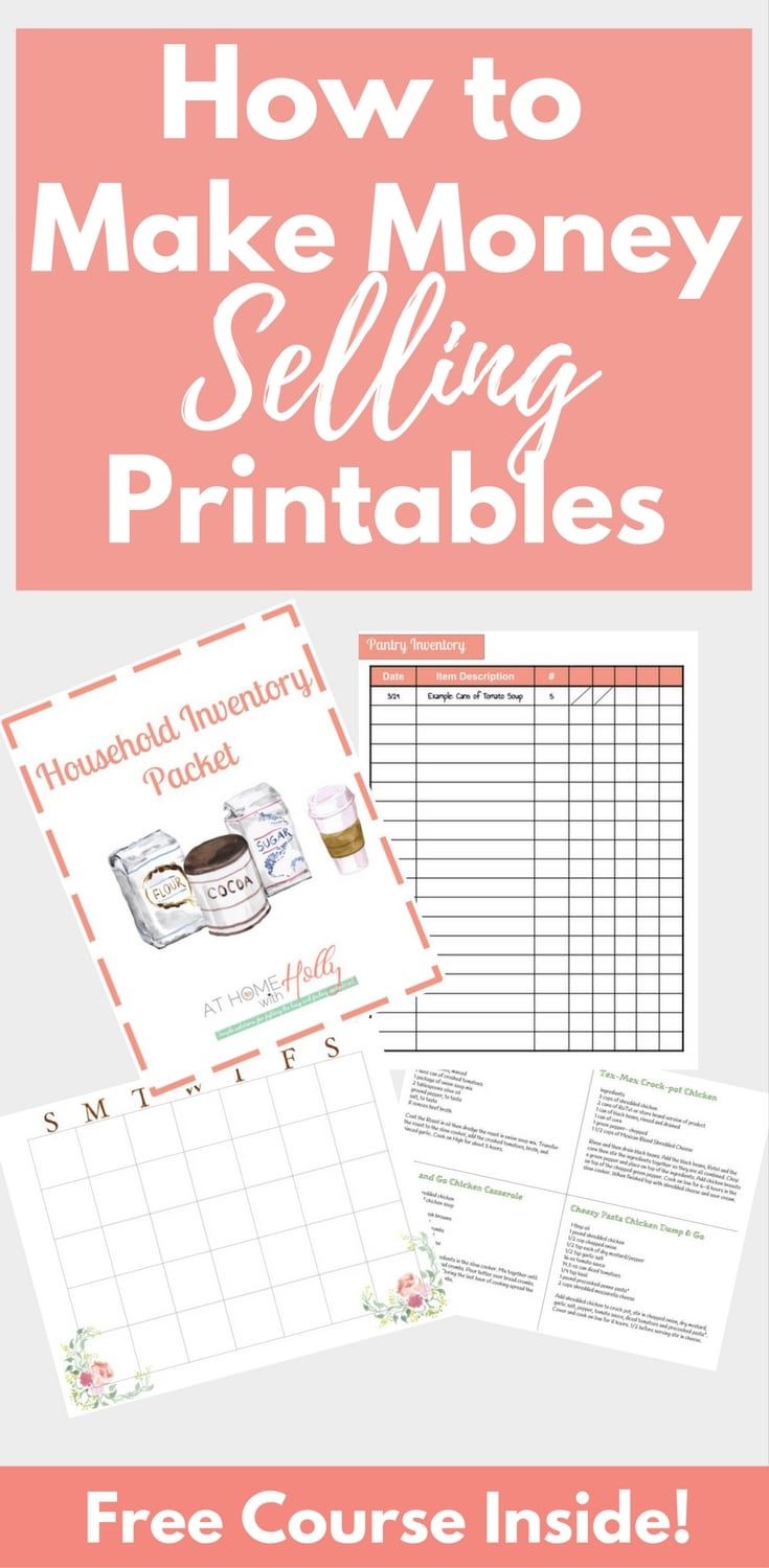 the ultimate guide to make money selling printables