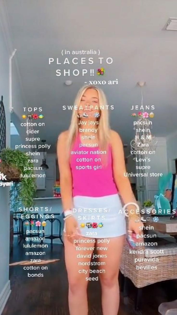 ★Places to shop✧.* Places To Online Shop For Clothes, Summer Clothes And Where To Get Them, Teen Shopping List, Stores To Get Cute Clothes, Good Stores To Shop For Clothes, Cute Clothes Shops, Places To Shop For Clothes Teens, Where To Get Clothes From, Cute Places To Shop For Clothes