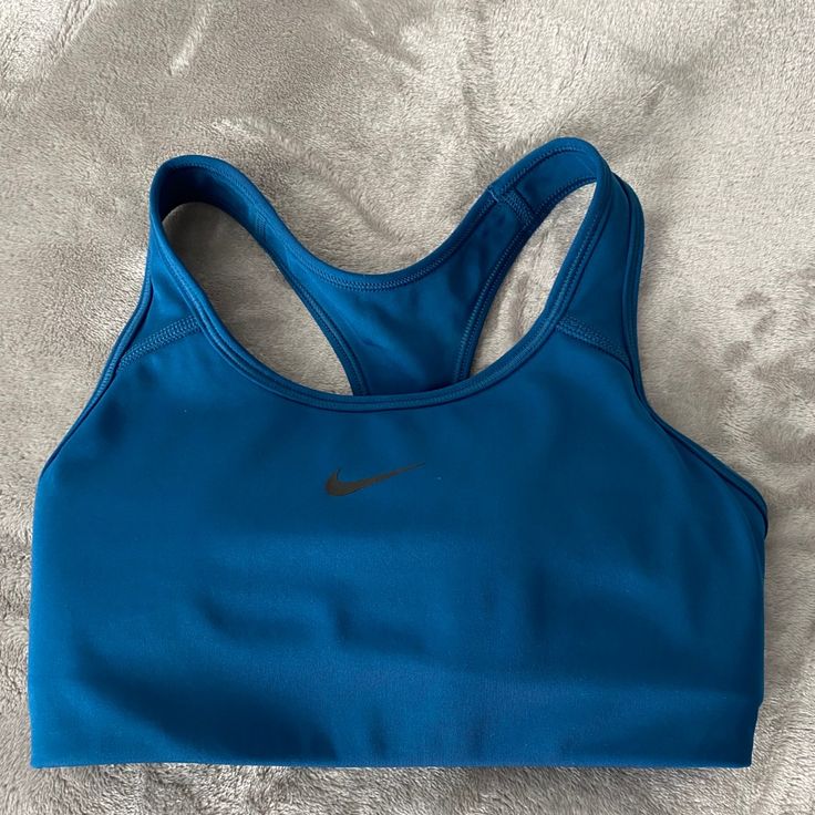 Nike Sports Bra New Without Tags. Washed But Never Worn. Size Xs. Blue Sportswear Activewear With Built-in Padding, Blue Running Activewear With Built-in Padding, Blue Activewear For Running With Built-in Padding, Nike Stretch Sports Bra For Running, Blue Racerback Sports Bra With Built-in Padding, Nike Yoga Activewear, Blue Sleeveless Sporty Sports Bra, Blue Sleeveless Sports Bra, Functional Blue Sports Bra For Gym