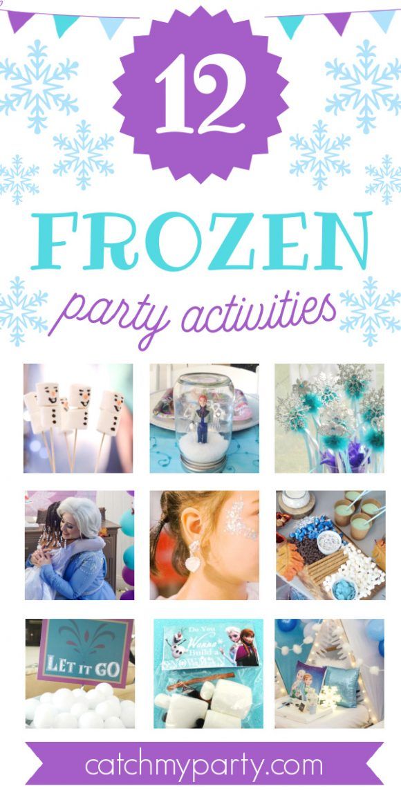 frozen party activities with the title 12 frozen party activities