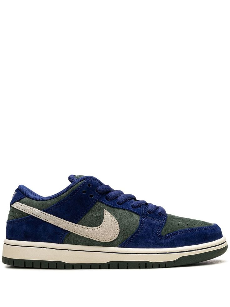 royal blue/green calf suede signature Swoosh logo detail embroidered logo to the rear contrasting panel detail round toe front lace-up fastening logo patch at the tongue branded insole rubber sole These styles are supplied by a premium and authenticated sneaker marketplace. Stocking only the most sought-after footwear, they source and curate some of the most hard to find sneakers from around the world. Royal Blue Sneakers, Balenciaga Speed, Deep Royal Blue, Nike Sb Dunk, Nike Sb Dunks, Sb Dunk, Swoosh Logo, Balenciaga Triple S, Blue Sneakers