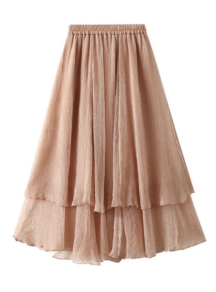 Fabric name: yarnSkirt type: cake skirtSkirt length: medium and long skirtColor: black, apricot, khakiSize: average size Beige Ruffled Skirt Bottoms, Beige Long Ruffled Skirt, Beige Tiered Lined Skirt, Flowy Asymmetrical Beige Maxi Skirt, Beige Flowy Asymmetrical Maxi Skirt, Beige Asymmetrical Flowy Maxi Skirt, Beige Ruffled Midi Skirt, Beige Summer Tiered Maxi Skirt, Beige Ruffled Flowy Skirt