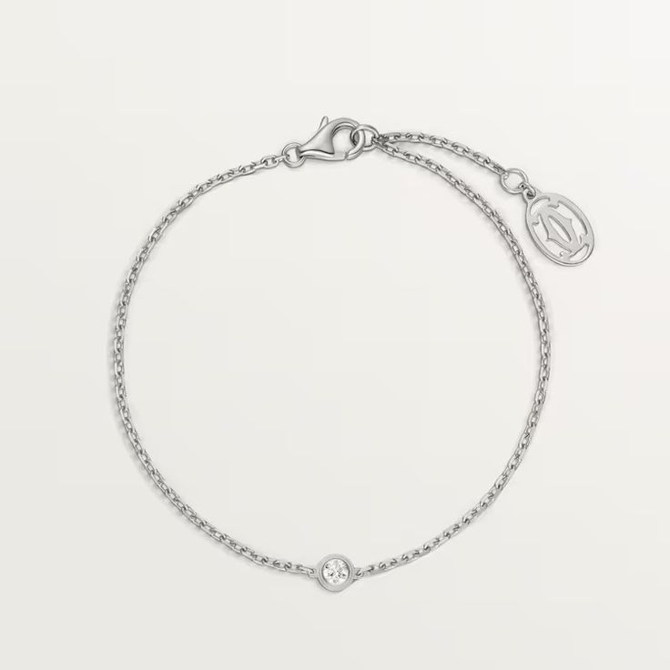 Cartier d'Amour bracelet XS Bracelets Collection, Bracelet Men, Bracelet Collection, Brilliant Cut Diamond, Cartier, Diamond Cuts, Mens Jewelry, White Gold, Valentines