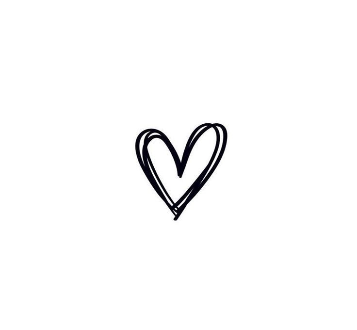 a black and white drawing of a heart on a white background with the word love written in it