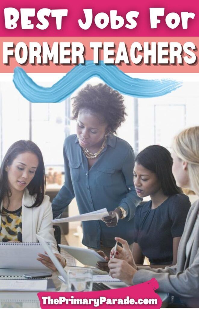 best jobs for former teachers Jobs For Teachers Leaving The Profession, Alternative Jobs For Teachers, Jobs For Former Teachers, Best Jobs, Education Degree, Jobs For Teachers, Teaching Career, Teaching Skills, List Of Jobs