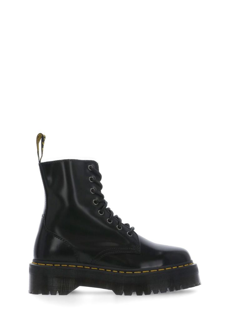 Upper: 100% Leather Lining: 75% Fabric, 25% Leather Sole: 100% Pvc Jadon Platform Boots, Jadon Boots, Boots For Woman, Dr Martens Jadon, Black Dr Martens, Dr Martens Boots, Leather Lace Up Boots, Leather Lace, Platform Boots