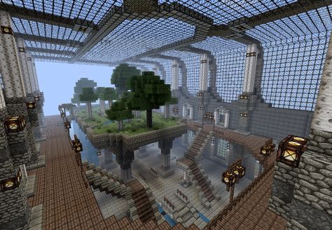 Minecraft Garden Design, Fortress Minecraft, Minecraft Kale, Château Minecraft, Villa Minecraft, Minecraft Base, Construction Minecraft, Minecraft Building Guide, Minecraft Garden