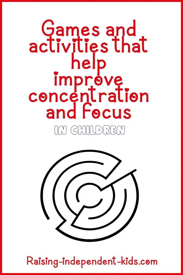 How to improve children’s concentration and focus - Raising-independent-kids Tips For Concentration, Focus Exercises For Kids, How To Concentrate, Focus Activities For Kids, Focus Worksheet, Concentration Activities For Kids, Focus Exercises, How To Improve Concentration, Concentration Activities