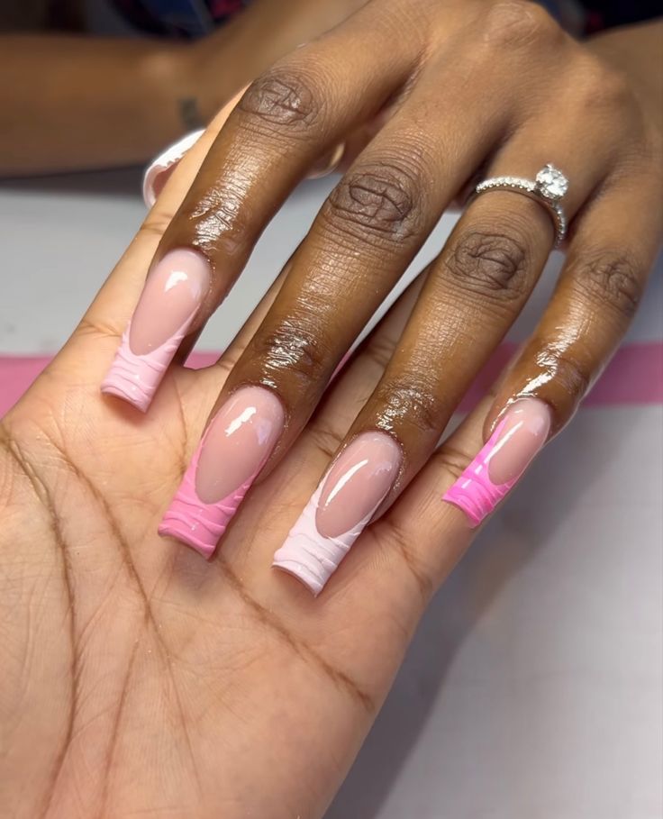 Beginner Nail Designs, Acrylic Nails Yellow, Baby Shower Nails, Chanel Nails, Acrylic Toe Nails, Cute Acrylic Nail Designs, Unique Acrylic Nails, Ballerina Nails, Pink Nail Designs