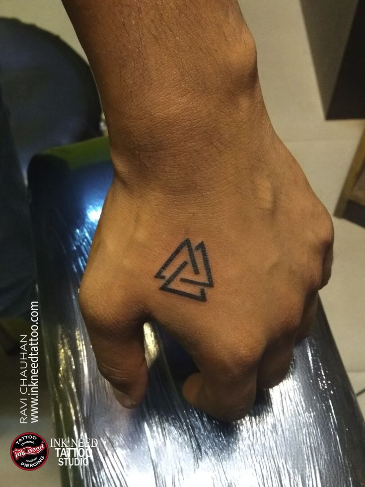 Triangular Tattoo on Hand by ravi chauhan at ink need tattoo Studio bhaglapur bihar Triangular Tattoo, Need Tattoo, Tattoo On Hand, Hand Tattoo, Tattoo On, Tattoo Studio, Ink Tattoo, Hand Tattoos, Triangle Tattoo