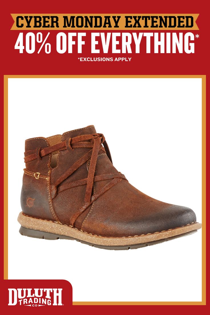 Opanka handcrafted construction means these Born® Tarkiln Boots are incredibly long lasting so you can put on the miles. Adjustable Brown Boots With Round Toe, Adjustable Round Toe Boots For Fall, Adjustable Round Toe Fall Boots, Brown Adjustable Round Toe Boots, Adjustable Brown Leather Boots, Duluth Trading Company, Duluth Trading, Polished Look, Signature Style