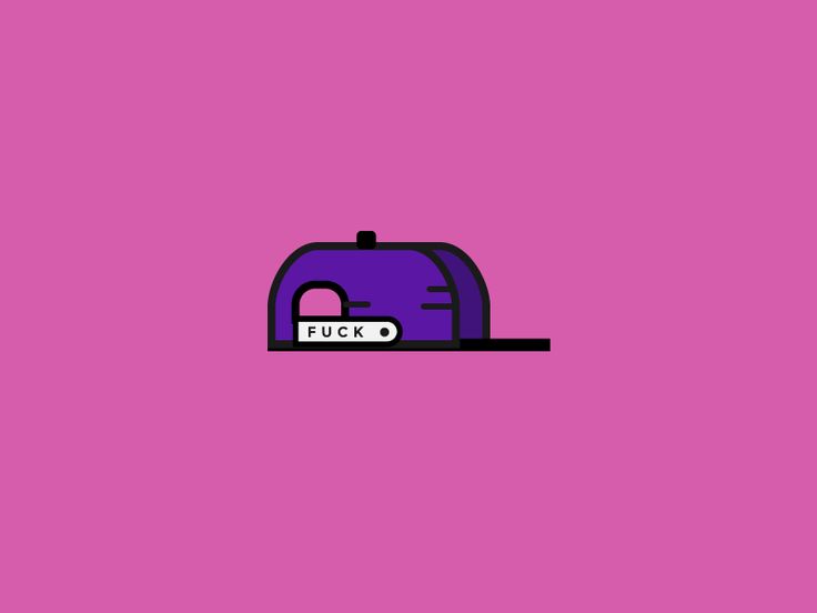 a purple hat with the word puck on it