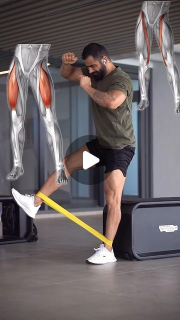 a man is doing exercises with an exercise stick in the middle of his body and muscles