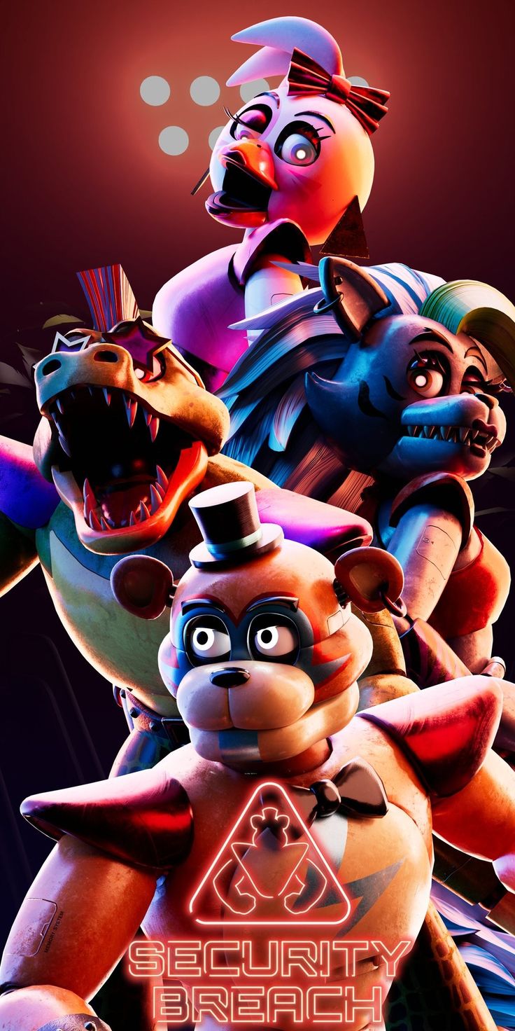 an image of some cartoon characters on a poster