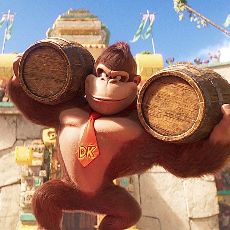 Donkey Kong in The Super Mario Bros. Movie Sing Movie Characters, Super Mario Bros Film, Don King, Nintendo Mario Bros, The Super Mario Bros Movie, Super Mario Bros Movie, Diddy Kong, Brothers Movie, Donkey Kong Country