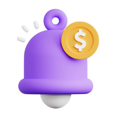 a purple object with a dollar coin on it's top and an orange button in the middle