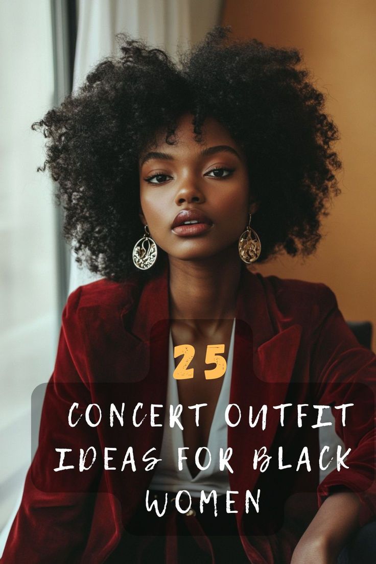 Need inspiration for your concert wardrobe? Click for chic outfit ideas that celebrate Black women and ensure you look as good as the music sounds! 🎸👠 #FashionForward #ConcertOutfits #BlackWomenStyle #MusicEvents #StylishWear Maxwell Concert Outfit Ideas, Modest Concert Outfit Ideas, Jazz Concert Outfit, R&b Concert Outfit Ideas, Usher Concert Outfit Ideas, Rnb Concert Outfit Ideas, Rnb Concert Outfit, Indoor Concert Outfit, Concert Outfit Ideas Black Women