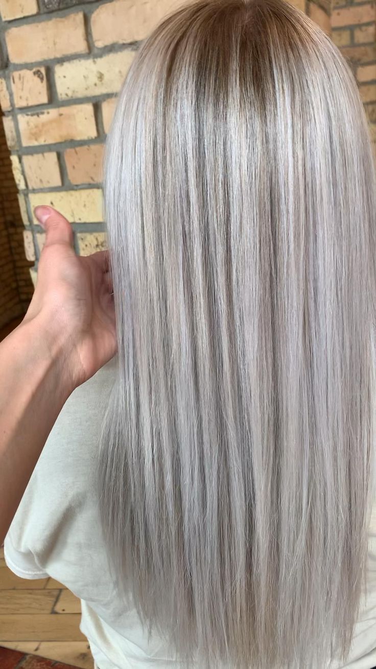 Gray Blonde Hair Color, Hair Silver Blonde, Gray Blonde Hair, White Balayage, Gray Blonde, Grey Hair Color Silver, Gray Hair Color Ideas, Grey Blonde Hair, Gray Hair Color