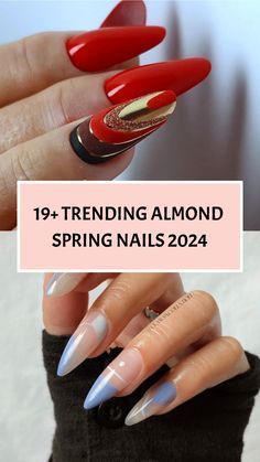 Geometric Nail Designs Classy, Nude Almond Nails With Design, Holiday Gel Nail Ideas, Nail Stickers Designs Ideas, Trending Almond Nails, Geometric Nail Art Designs, Almond Spring Nails, Striped Nail Designs, Geometric Nails