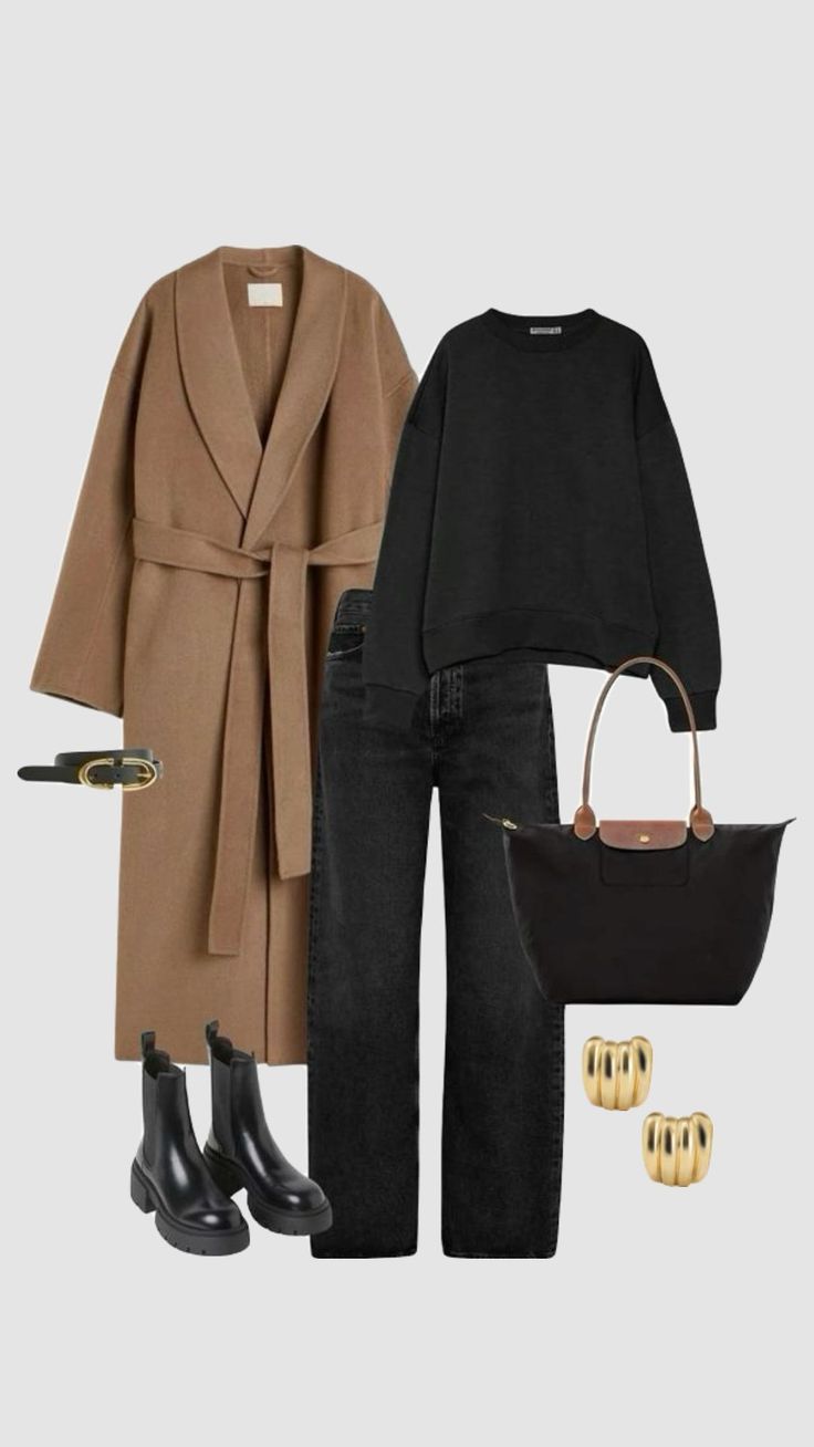 Le Pliage Outfit, Cold Weather Outfits, Brunch Outfit, Looks Style, Mode Inspiration, Lookbook Outfits, Winter Fashion Outfits, Looks Vintage, Fall Winter Outfits