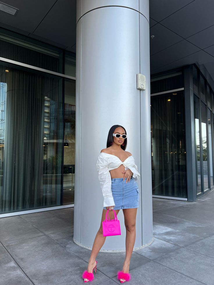 Stepping into Spring like…this skirt is a closet must have. “Stella” was crafted from a stretchy denim fabric and a waist draw string that makes this skirt the perfect fit. Wear our “Stella” skirt with our “Terry” or “Tessa” Top for a cute go to look. Model is 5’2 wearing a size Small. Chic Denim Mini Skort, Chic Denim Tiered Skirt, Chic Fitted Mini Denim Skirt, Chic Stretch Denim Skirt For Spring, Spring High Waist Denim Skirt For Day Out, Chic Denim Mini Skirt, Chic High Rise Denim Skirt For Spring, Trendy Mini Skirt For Day Out, Trendy Fitted Denim Skirt For Day Out