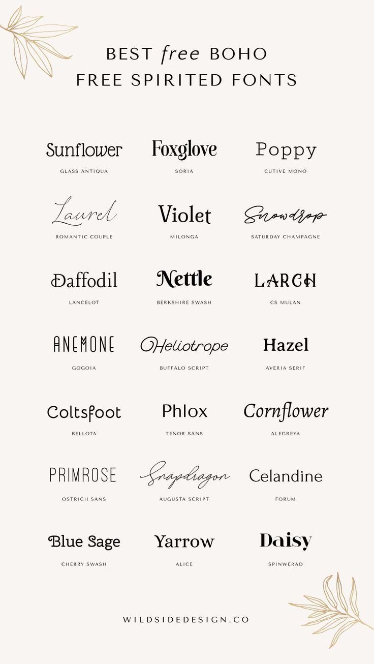 the best free font styles to use for your website or print design needs, and they're all in one place