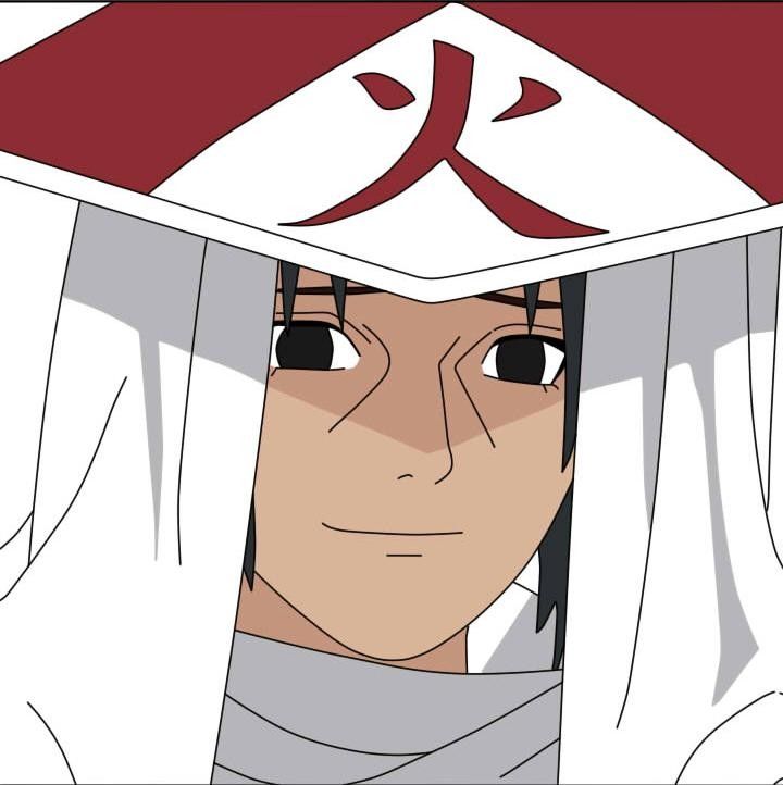 an anime character with white hair wearing a red and white headgear over his face