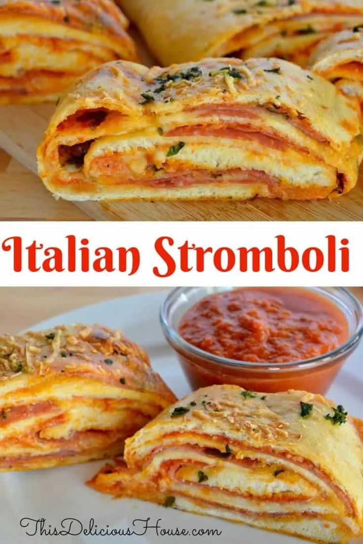 this italian stromboli recipe is so delicious and easy to make