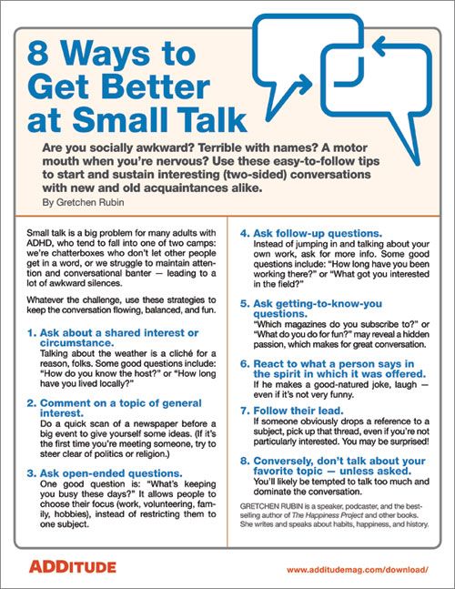 an advertisement with the words, 8 ways to get better at small talk and how to use