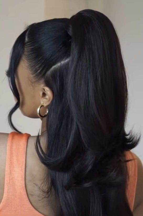 Y2k Hairstyles, Birthday Hairstyles, Hairdos For Curly Hair, Hair Stylies, Slick Hairstyles, Hair Stylist Life, Sleek Hairstyles, Baddie Hairstyles, Hair Inspiration Color