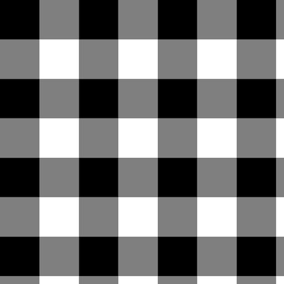 a black and white checkered pattern that is very similar to the background