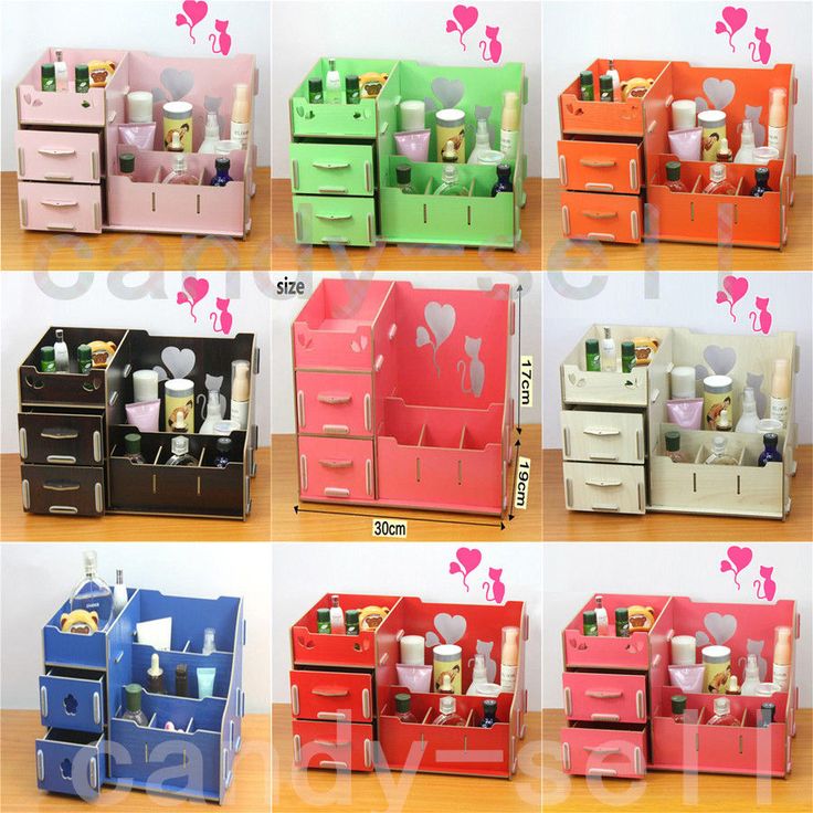 several different types of storage boxes with lids and drawers on top of each other,